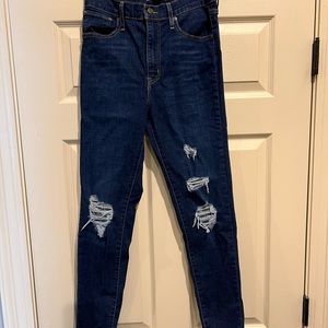 Levi’s Mile High Super Skinny Womens Size 28